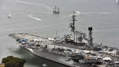 Alleged DUI hit-and-run boater arrested after crash into USS Midway